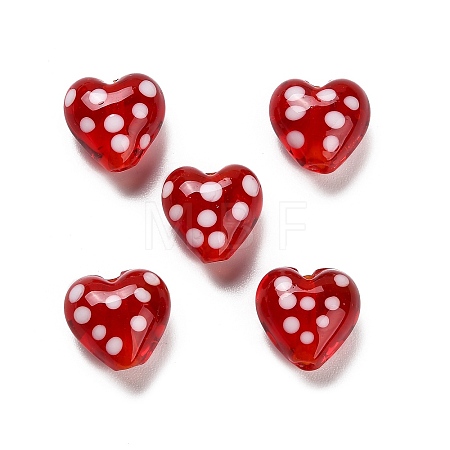 Handmade Lampwork Enamel Beads LAMP-B030-02A-01-1