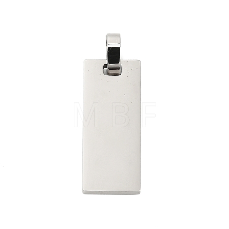 304 Stainless Steel Stamping Blank Tag Pendants STAS-Z126-03P-03-1