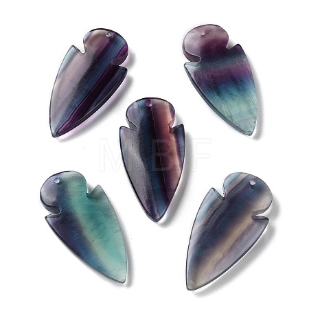 Natural Fluorite Pendants G-M416-06-1