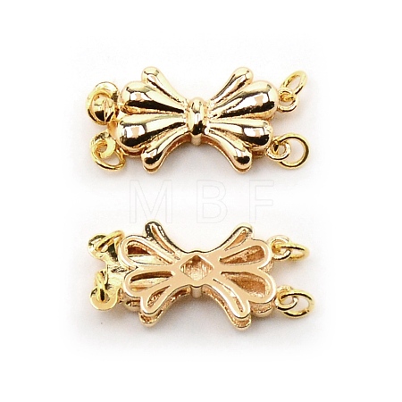 Brass Box Clasps FIND-WH0100-63B-1
