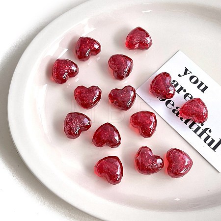 Transparent Acrylic Beads OACR-F011-22A-1