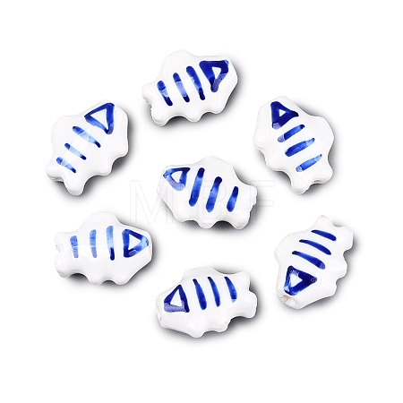 Handmade Porcelain Beads PORC-Q007-09B-1