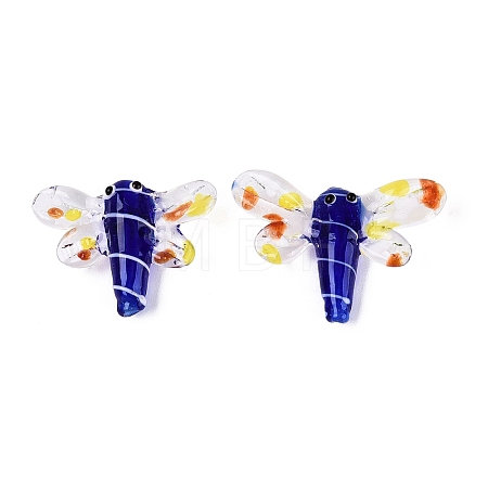 Autumn Handmade Lampwork Beads LAMP-Q031-017-05-1