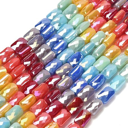 Electroplate Glass Beads Strands EGLA-P068-01A-06-1
