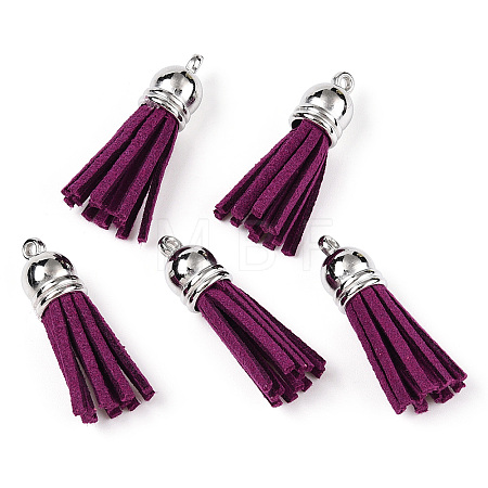 Faux Suede Tassel Pendant Decorations X-FIND-T002-A05-1