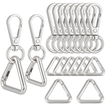8Pcs Zinc Alloy Swivel Clasps FIND-GA0005-37P-1