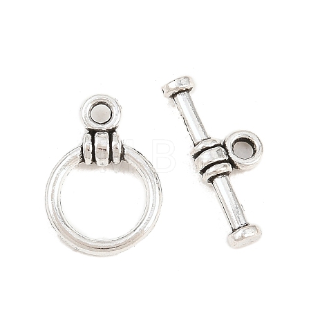 Alloy Toggle Clasps FIND-D041-09AS-02-1