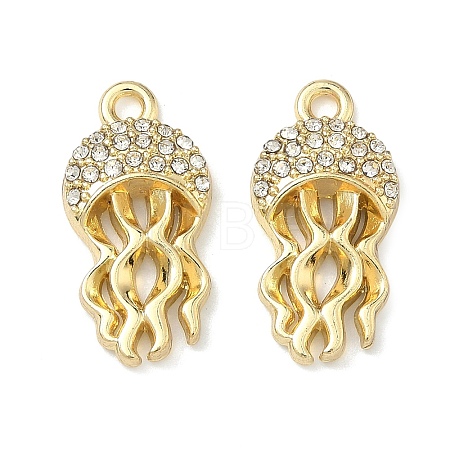 Alloy Crystal Rhinestone Pendants FIND-G108-04B-G-1