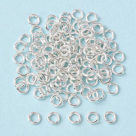 Brass Open Jump Rings JRC5MM-S-1