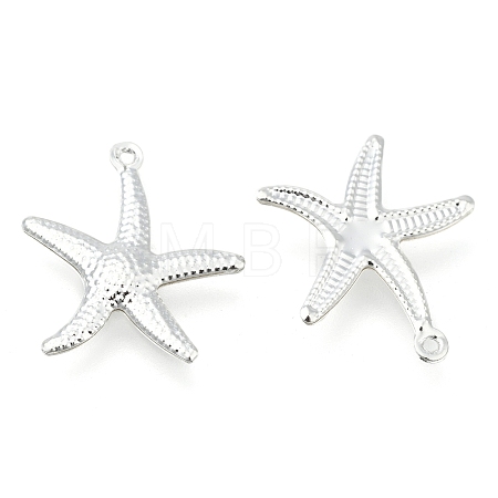 Starfish Brass Pendants X-KK-L134-11S-1