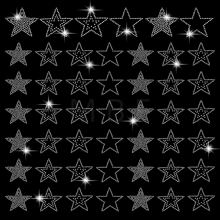 Glass Hotfix Rhinestone DIY-WH0622-654D-1