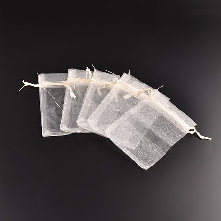 Organza Gift Bags with Drawstring OP-R016-17x23cm-19-1