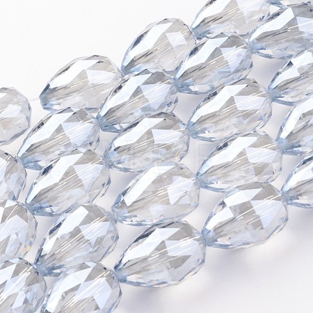 Electroplate Glass Bead Strands EGLA-J139-PL01-A-1