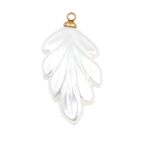 304 Stainless Steel Resin Pendants STAS-K322-11A-G-1