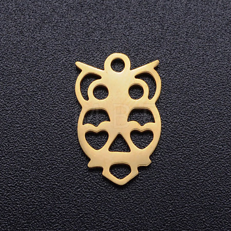 201 Stainless Steel Hollow Charms STAS-Q201-JN275-2-1