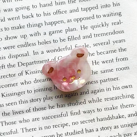 Cellulose Acetate(Resin) Claw Hair Clips OHAR-PW0003-031B-1