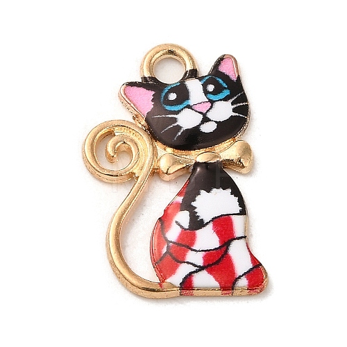 Alloy Enamel Pendants ENAM-T011-139D-1