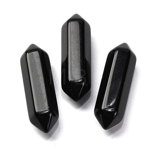 Natural Obsidian Double Terminated Points G-C153-01C-1