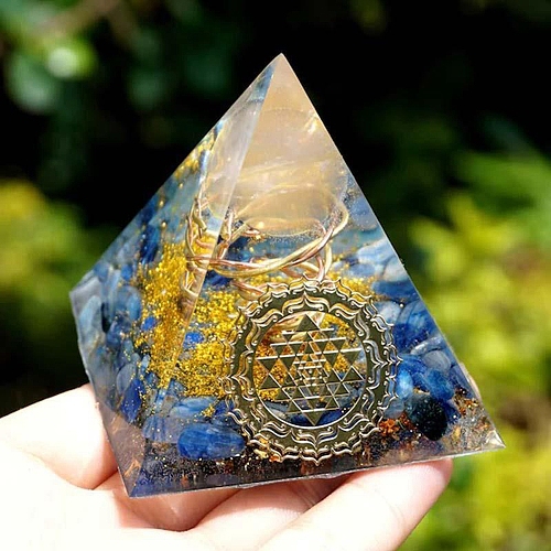 Orgonite Pyramid Resin Energy Generators PW-WG42768-18-1