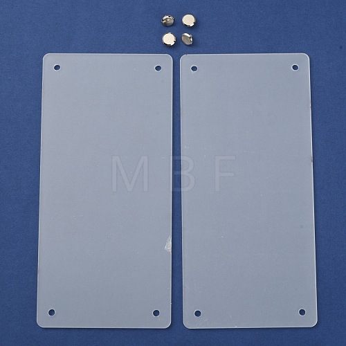 Acrylic Currency Frame Display AJEW-WH0258-333-1