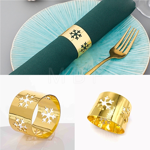 Christmas Iron & Alloy Napkin Rings XMAS-K001-01C-1