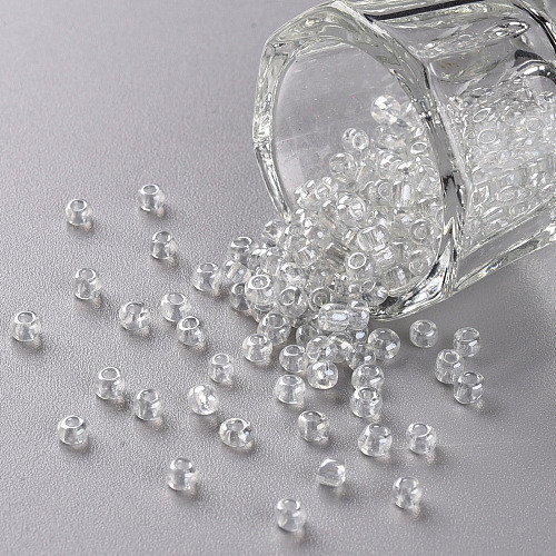 (Repacking Service Available) Glass Seed Beads SEED-C015-3mm-101-1