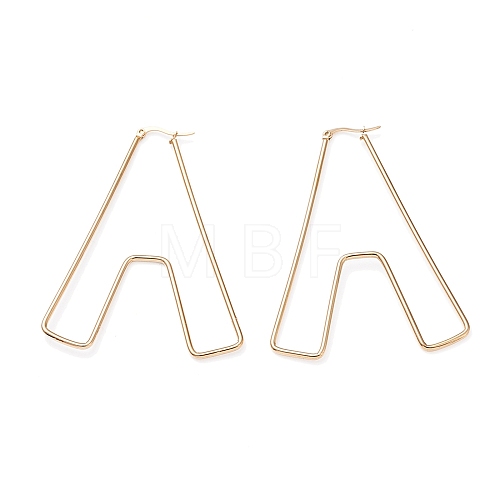 304 Stainless Steel Hoop Earrings EJEW-F251-A02-A-1