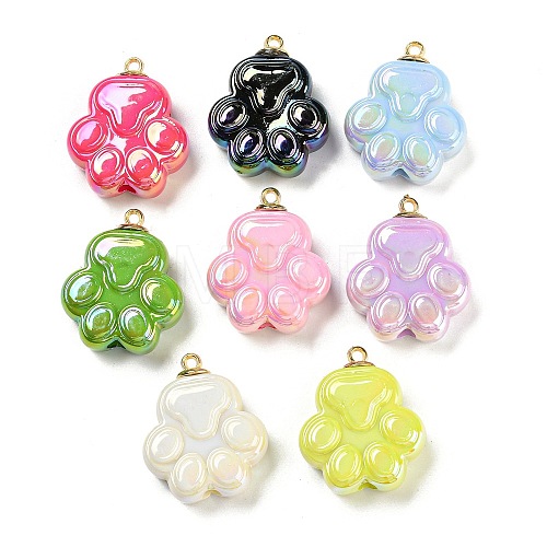 Opaque Acrylic Pendants MACR-D023-02-1