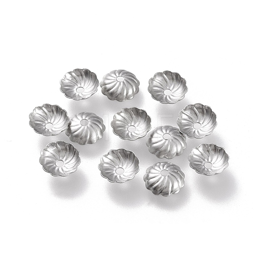 Non-Tarnish 304 Stainless Steel Bead Caps STAS-K194-07P-01-1