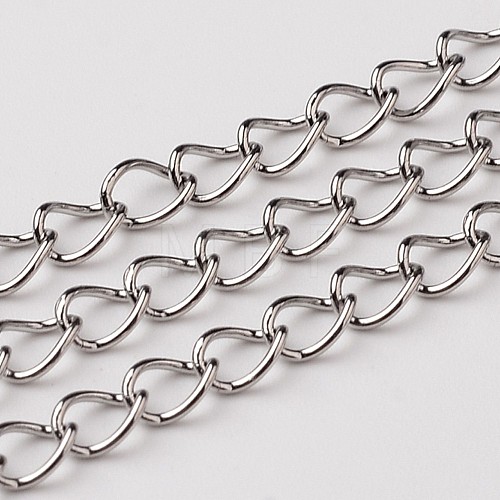 304 Stainless Steel Twisted Chains Y-CHS-A003K-0.6mm-1