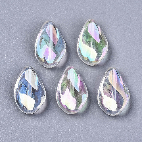 Transparent Acrylic Beads X-PACR-N010-009-1