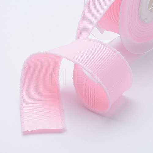 Polyester Frayed Grosgrain Ribbons ORIB-N0002-38mm-01-1