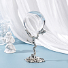 Alloy Crystal Ball Holders ODIS-WH0038-229A-P-4