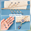 20Pcs Evil Eye Theme Pendant Decorations HJEW-PH0001-77-4