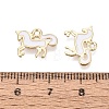 Alloy Enamel Pendants ENAM-N069-12KCG-01-3