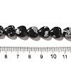 Natural Snowflake Obsidian Beads Strands G-R190-10mm-51-5