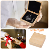 Wood Badge Packing Magnetic Boxes CON-WH0043-307-5
