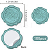 CRASPIRE Adhesive Wax Seal Stickers DIY-CP0010-58A-2