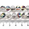 Transparent Glass Beads GLAA-B022-8mm-03-4