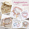 1 Starnd Handmade Gold Sand Lampwork Beads Strands LAMP-PA0001-76C-6