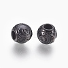 316 Surgical Stainless Steel European Beads STAS-F195-128B-04-2