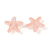 Frosted Glass Beads FGLA-T005-01H-2