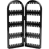 PS Plastic Earring Display Folding Screen Stands with 2 Folding Panels ODIS-WH0043-142B-01-1