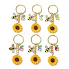 Acrylic Alloy Enamel Keychains KEYC-JKC01166-2