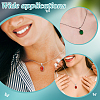 6Pcs 3 Styles Brass Pendant Cabochon Settings KK-PH0015-49P-5