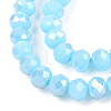 Electroplate Glass Beads Strands LS-EGLA-A034-P6mm-B14-3