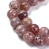 Natural Strawberry Quartz Beads Strands LS-G-J373-16-9mm-4