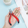 1Pc Carbon Steel Jewelry Pliers for Jewelry Making Supplies AJEW-SC0001-42-3