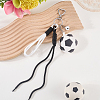 1Pc Sports ThemePU Leather Keychains KEYC-SP0001-67B-4