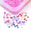 10 Grid Transparent Glass Bubble Beads MACR-N017-03-1-2